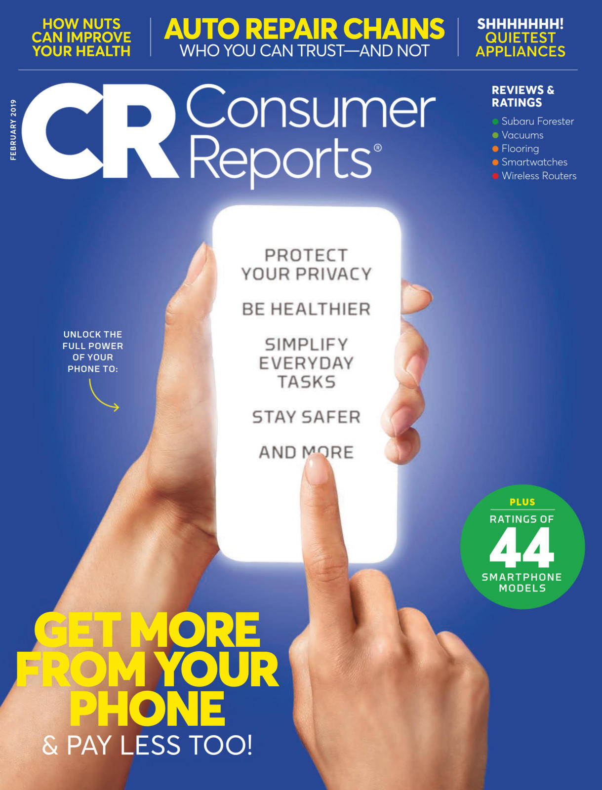 Consumer Reports 消费者报告杂志 2019年2月刊下载